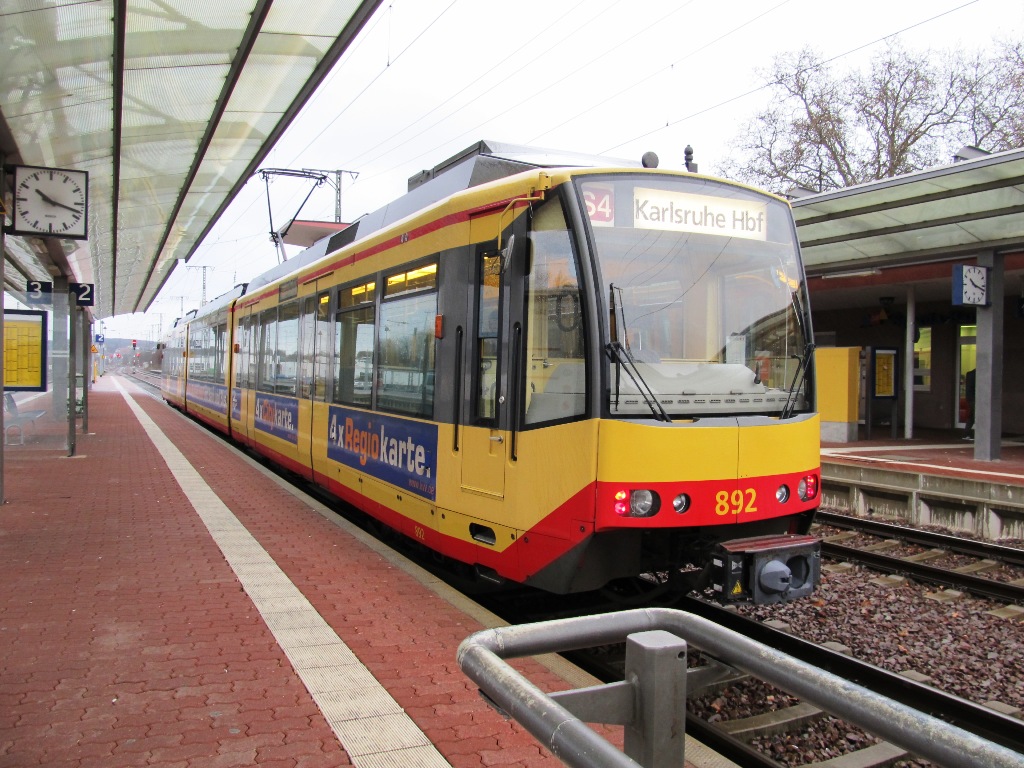 Карлсруэ, Siemens GT8-100D/M-2S № 892