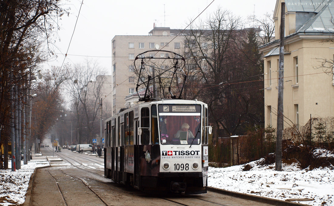 Львов, Tatra KT4SU № 1098