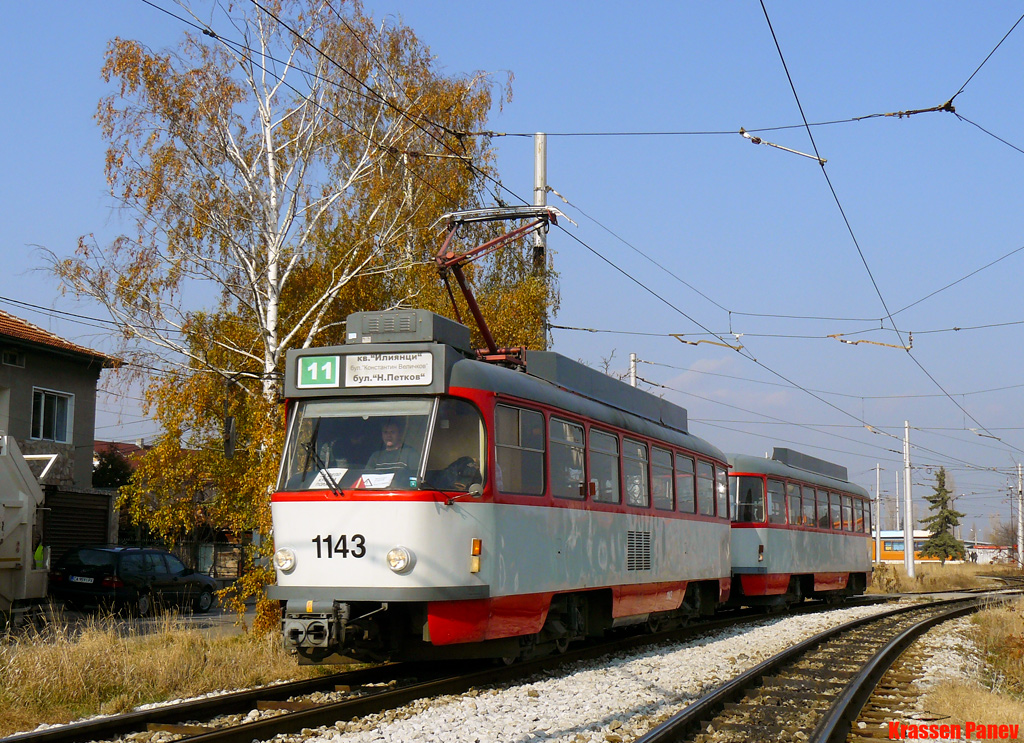 София, Tatra T4DC № 1143