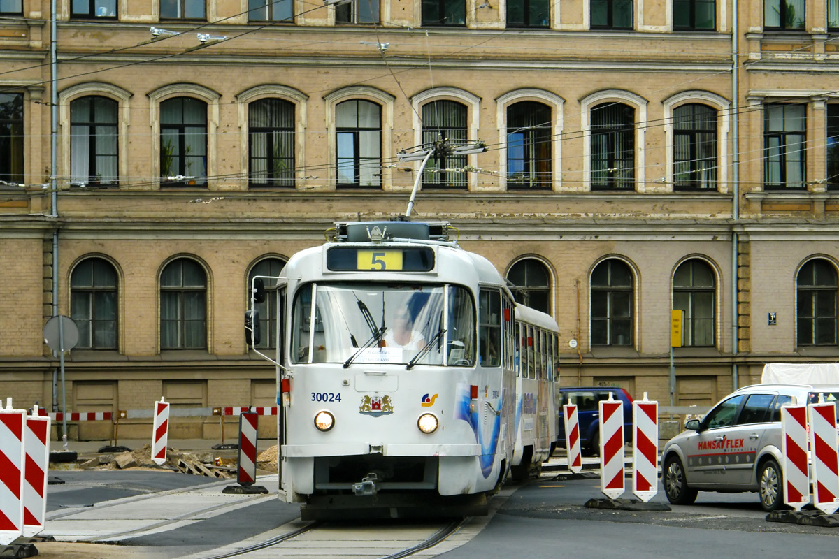 Рига, Tatra T3A № 30024
