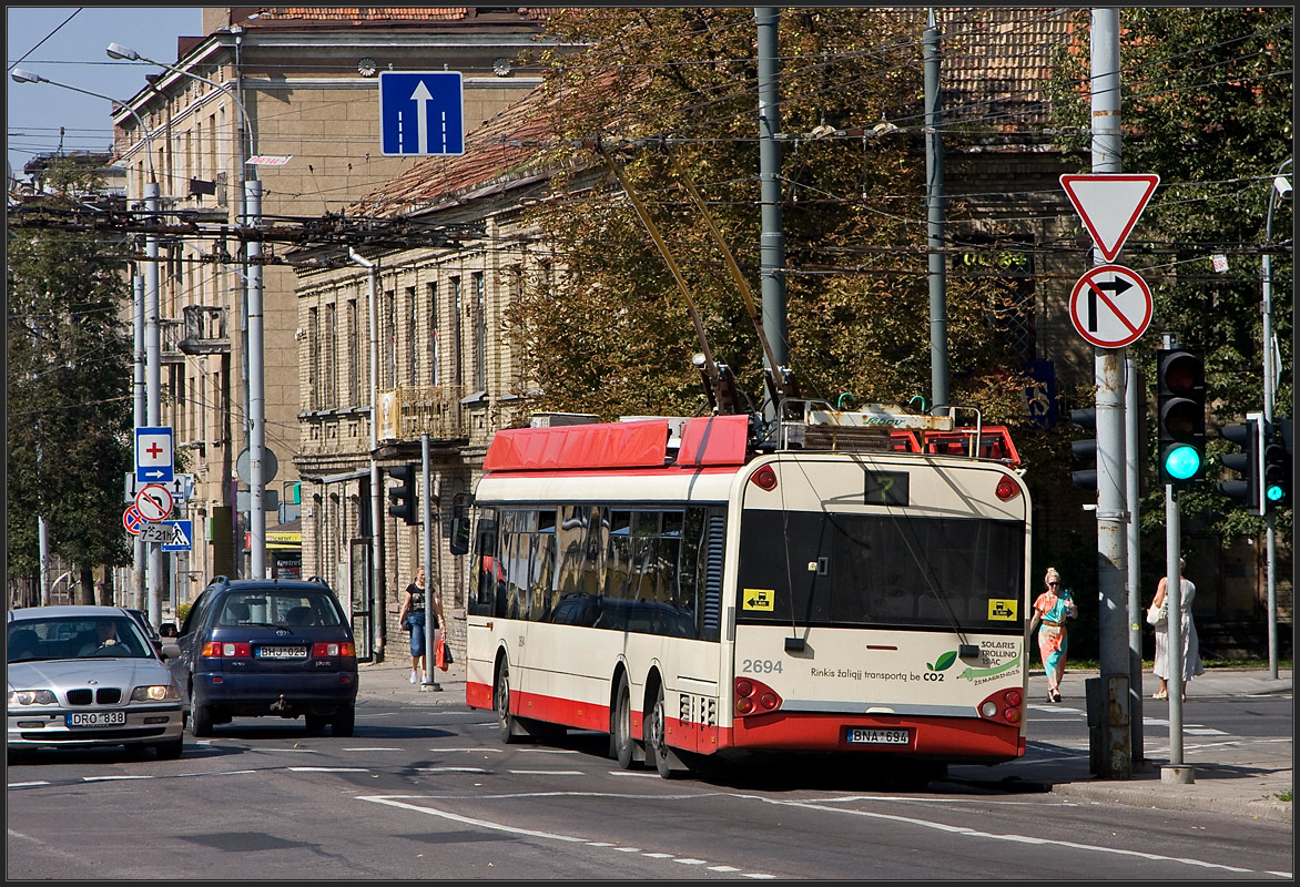 Вильнюс, Solaris Trollino II 15 AC № 2694