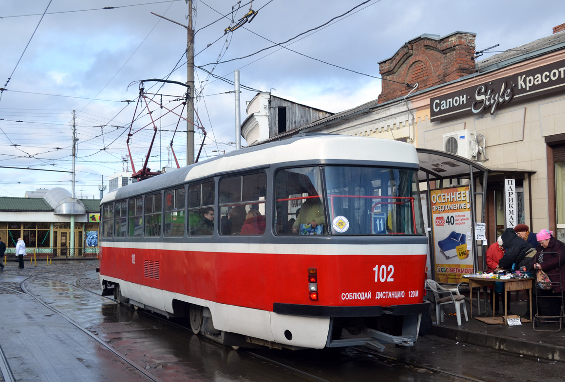 Краснодар, Tatra T3SU № 102
