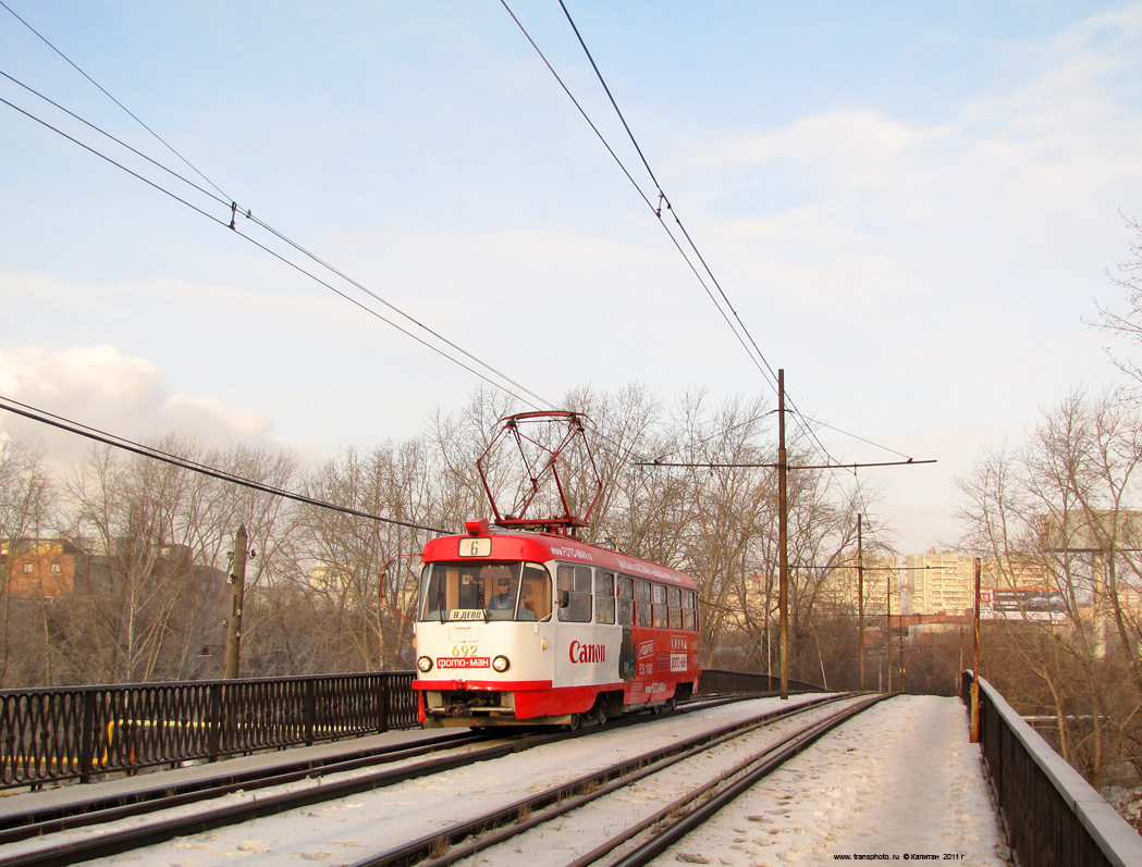 Jekaterinburg, Tatra T3SU Nr. 692