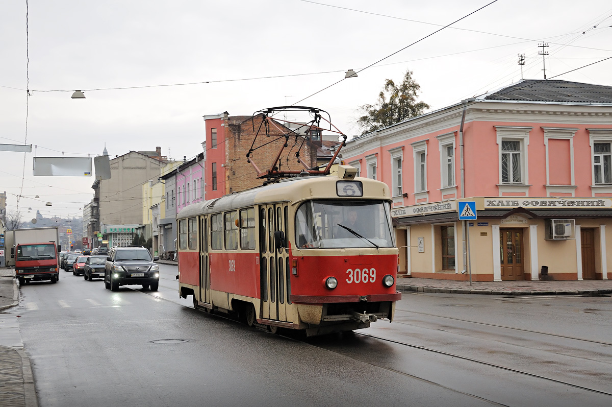 Харьков, Tatra T3SU № 3069