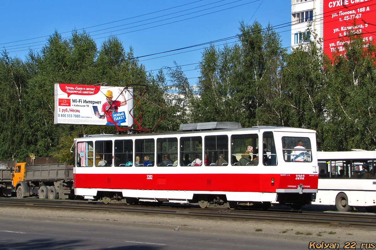 Барнаул, Tatra T6B5SU № 3202