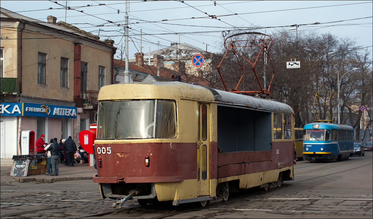 Одесса, Tatra T3SU (двухдверная) № 005