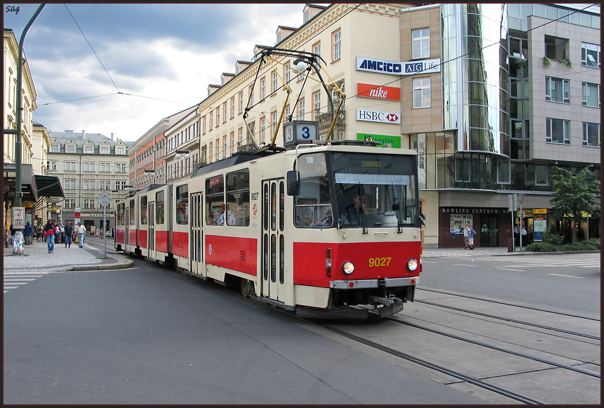 Прага, Tatra KT8D5 № 9027