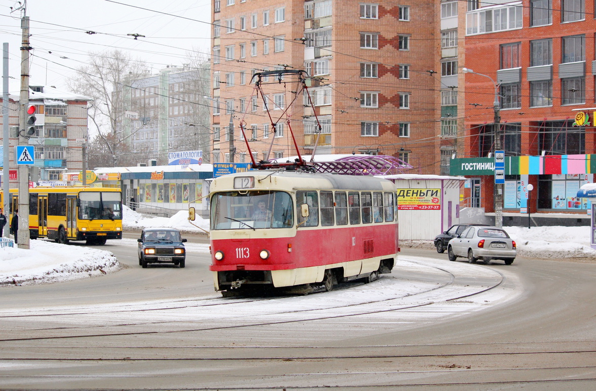 Ижевск, Tatra T3SU (двухдверная) № 1113