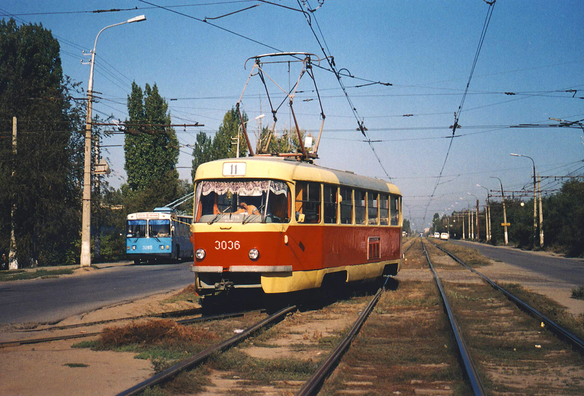 Волгоград, Tatra T3SU (двухдверная) № 3036; Волгоград, ЗиУ-682 (ВЗСМ) № 3265