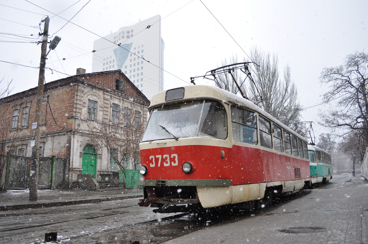 Донецк, Tatra T3SU (двухдверная) № 3733