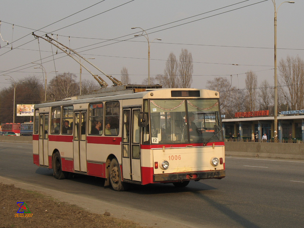 Киев, Škoda 14Tr89/6 № 1006