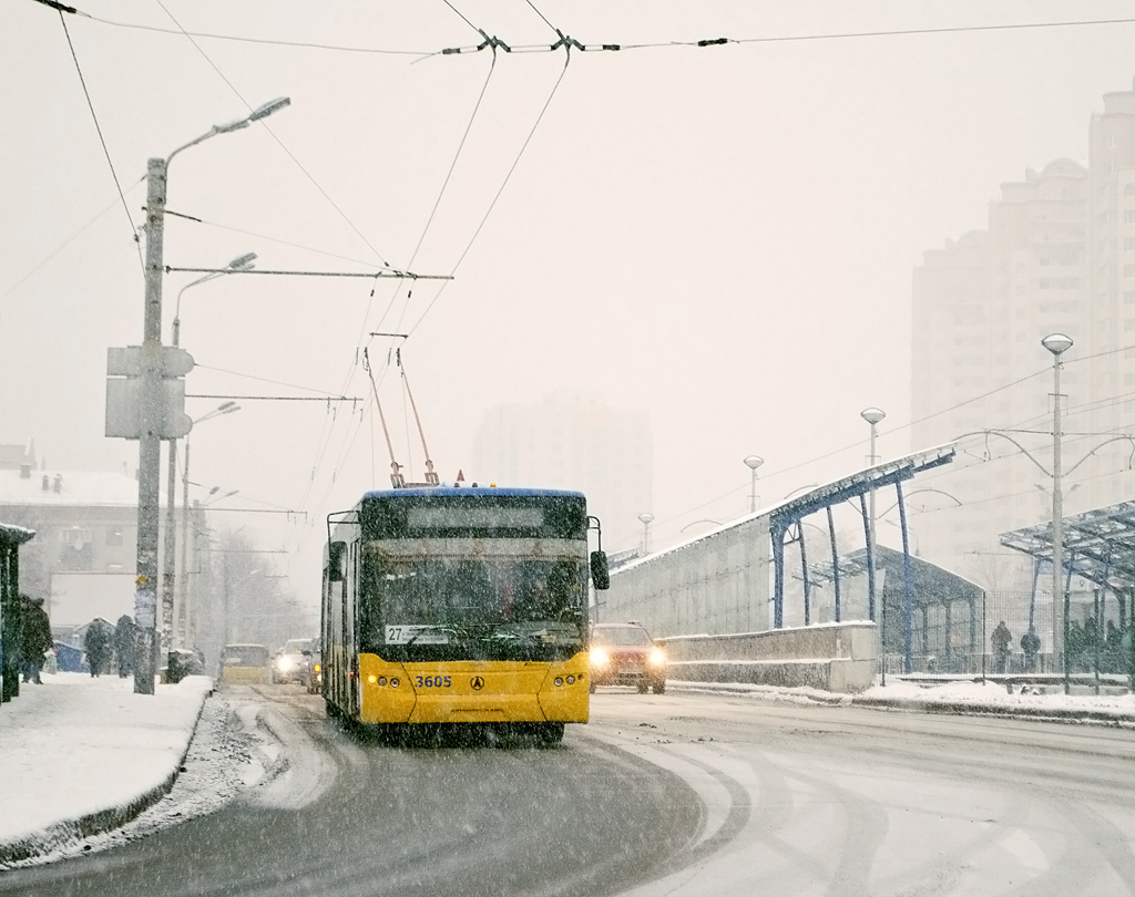 Киев, ЛАЗ E301D1 № 3605