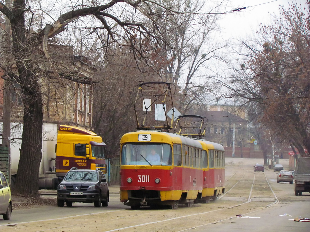 Харьков, Tatra T3SU № 3011