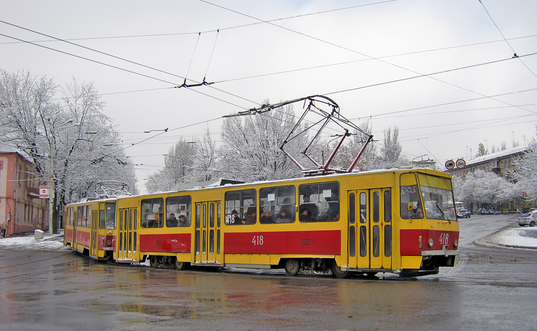 Запорожье, Tatra T6B5SU № 418