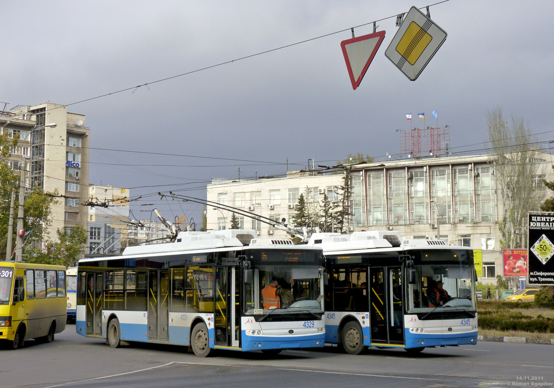 Кримський тролейбус, Богдан Т70110 № 4329 Кримський тролейбус, Богдан Т70110 № 4329