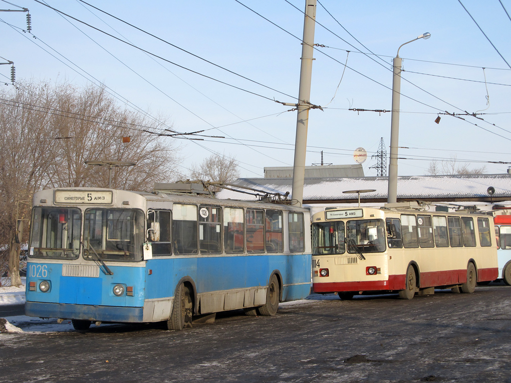 Челябинск, ЗиУ-682Г-012 [Г0А] № 1026; Челябинск, ЗиУ-682Г-012 [Г0А] № 1114