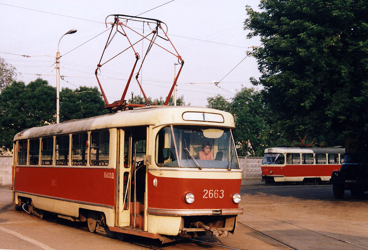 Volgograda, Tatra T3SU (2-door) № 2663; Volgograda, Tatra T3SU (2-door) № 2491