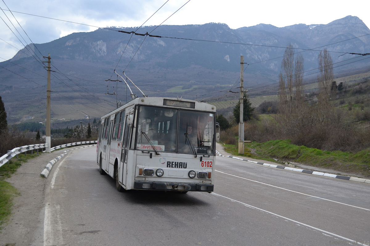 Крымский троллейбус, Škoda 14Tr89/6 № 6102