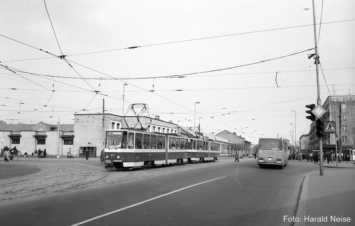 Kaliningrad, Tatra KT4SU № 417; Kaliningrad — Old photos