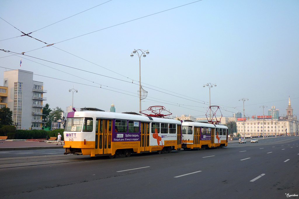 Екатеринбург, Tatra T3SU № 643