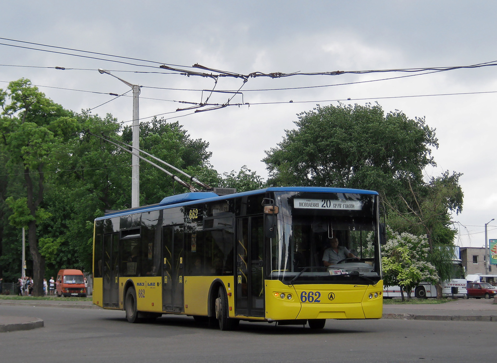 Kryvyï Rih, LAZ E183D1 N°. 662