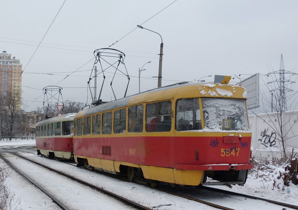 Киев, Tatra T3SU № 5647