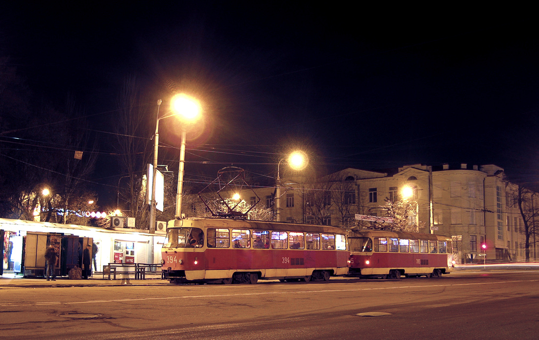 Запорожье, Tatra T3SU № 394; Запорожье, Tatra T3SU № 395
