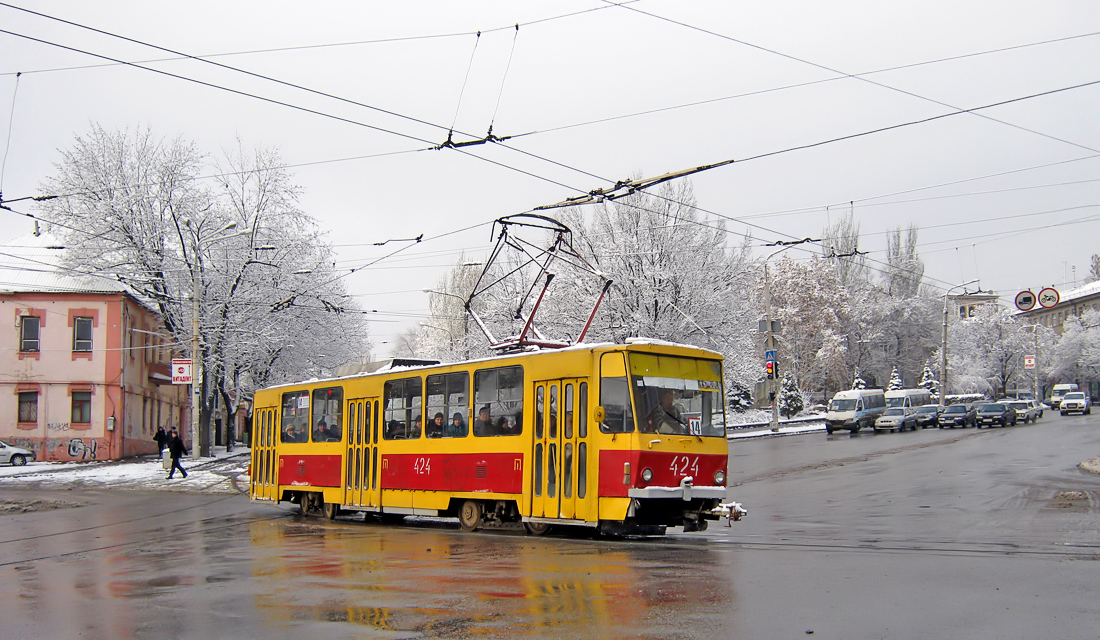 Запорожье, Tatra T6B5SU № 424