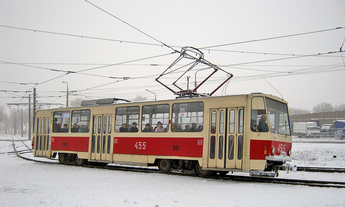 Запорожье, Tatra T6B5SU № 455