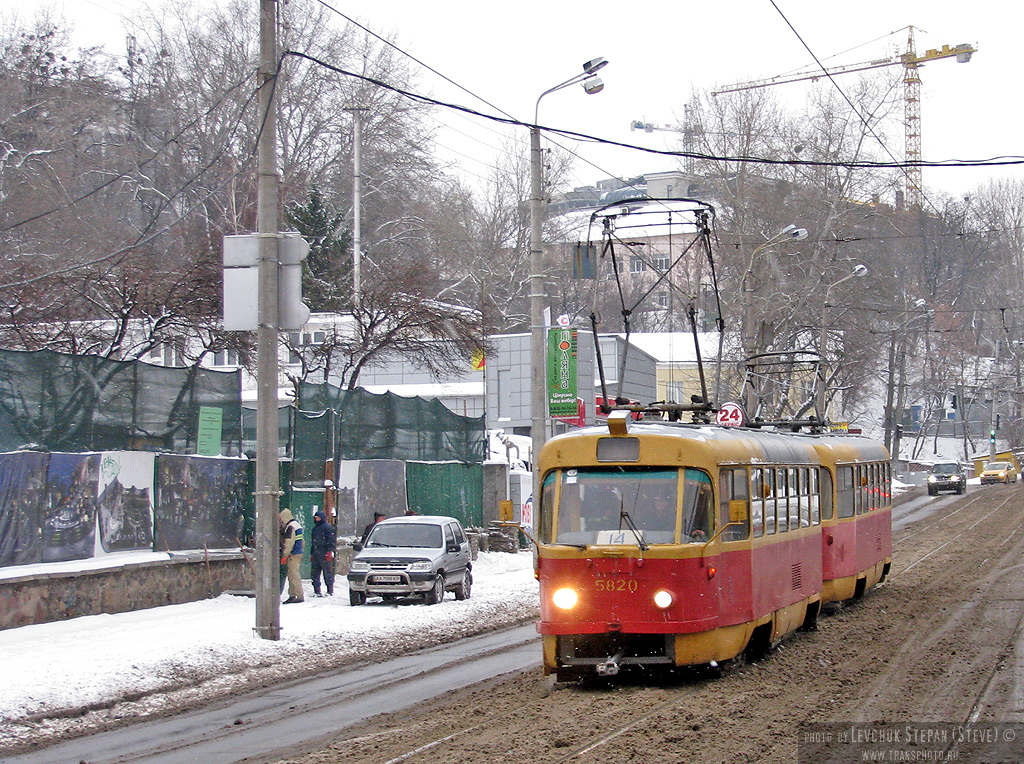 Киев, Tatra T3SU № 5820