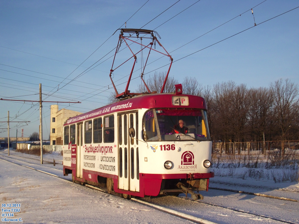 Ульяновск, Tatra T3SU № 1136