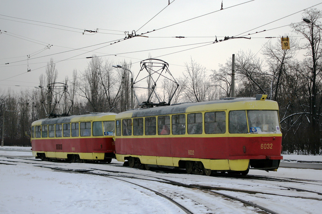 Киев, Tatra T3SU № 6032 Киев, Tatra T3SU № 6032