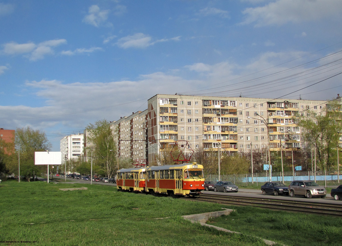 Екатеринбург, Tatra T3SU № 349