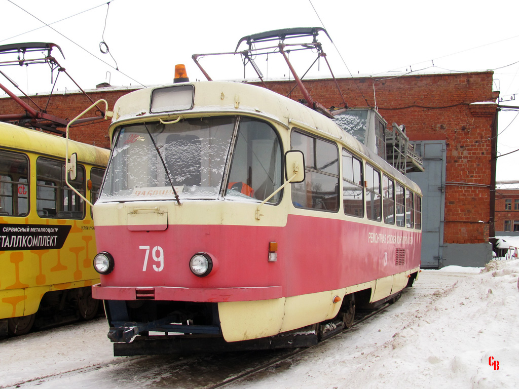 Ижевск, Tatra T3SU (двухдверная) № 79