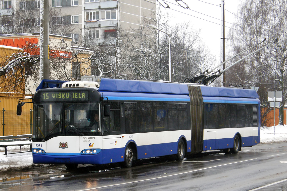 Рига, Solaris Trollino II 18 Ganz № 16251