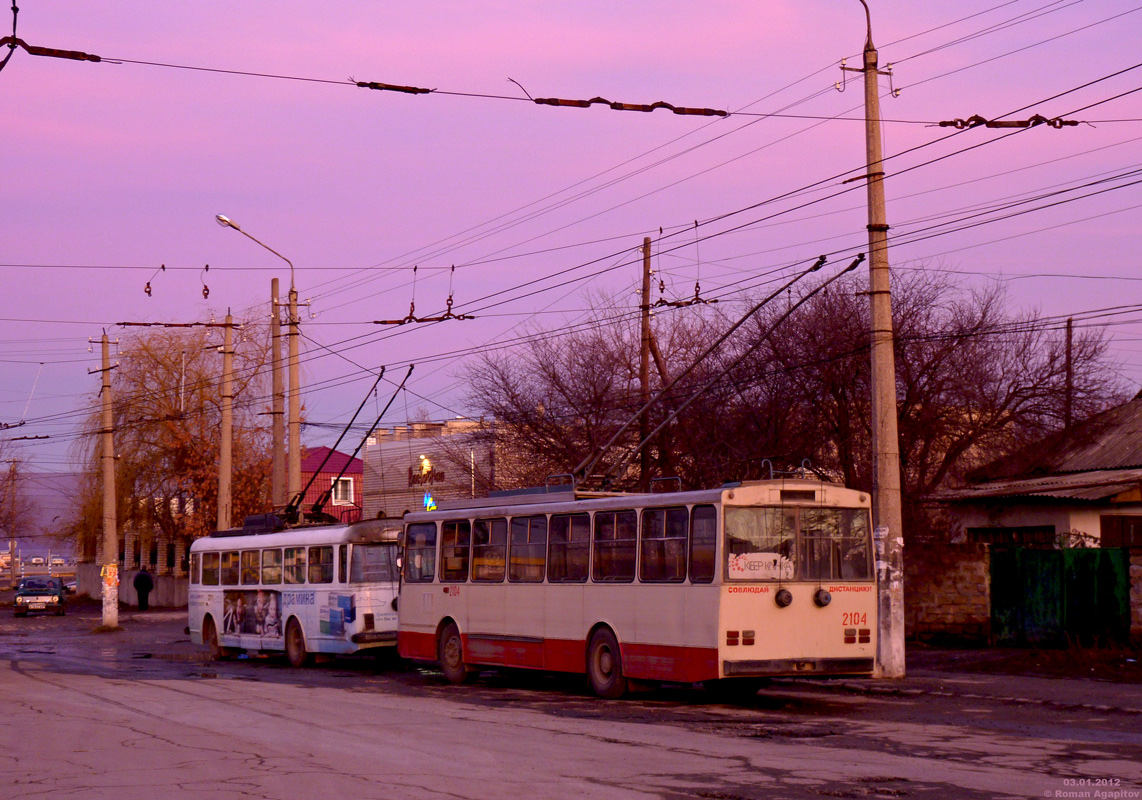 Крымский троллейбус, Škoda 14Tr89/6 № 2104