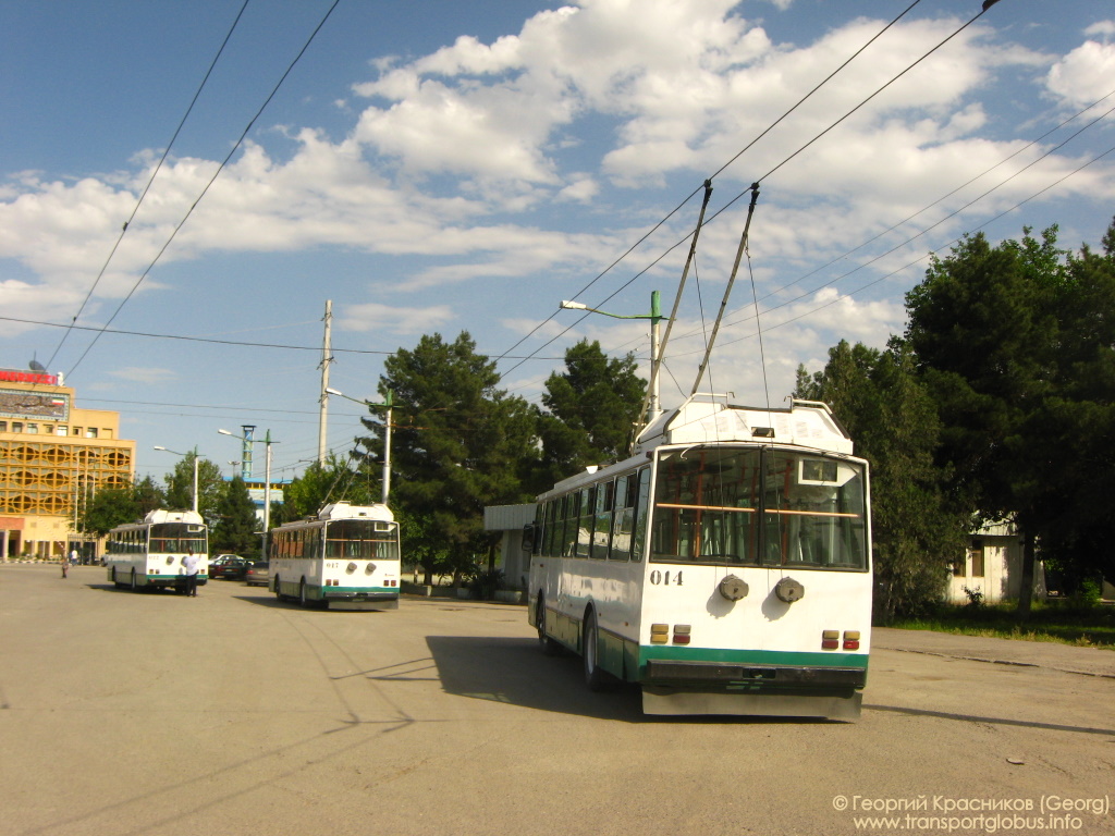Ашхабад, Škoda 14TrASY/6M № 017; Ашхабад, Škoda 14TrASY/6M № 014