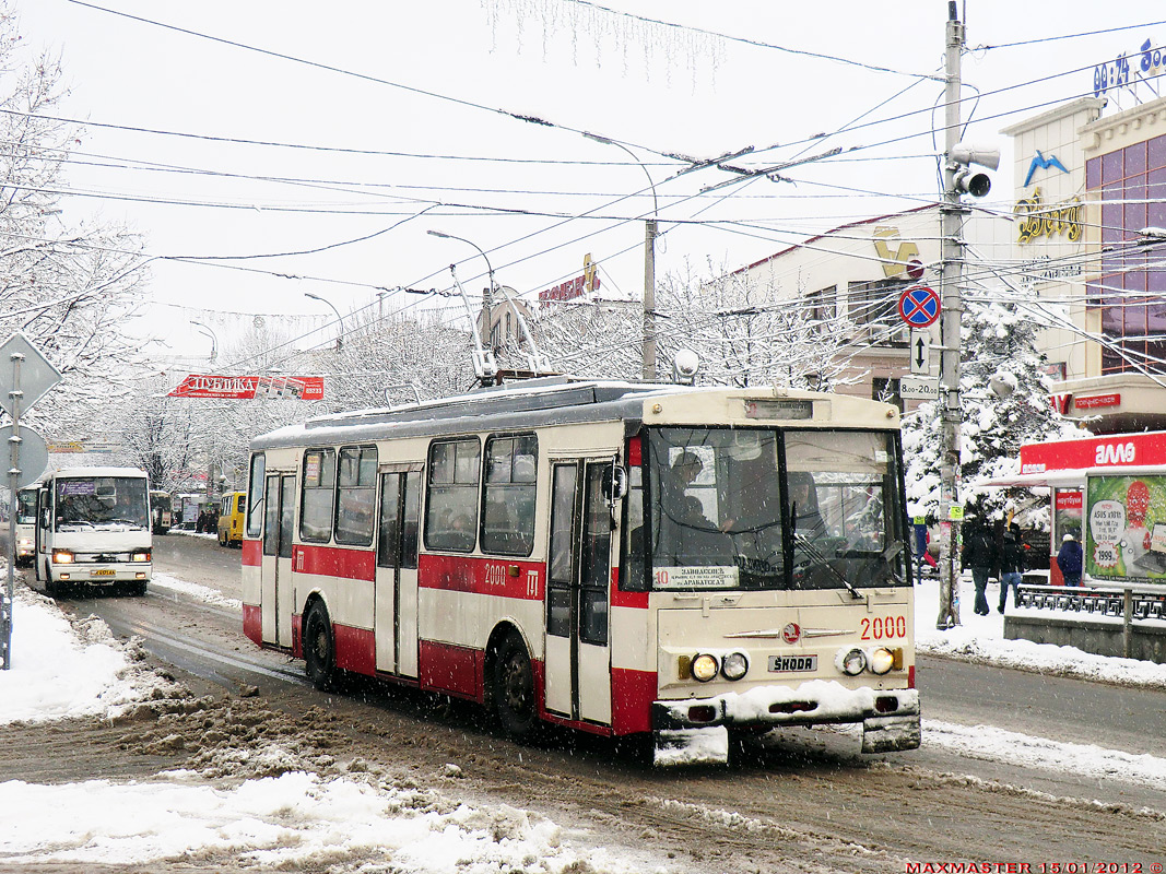 Крымский троллейбус, Škoda 14Tr02/6 № 2000
