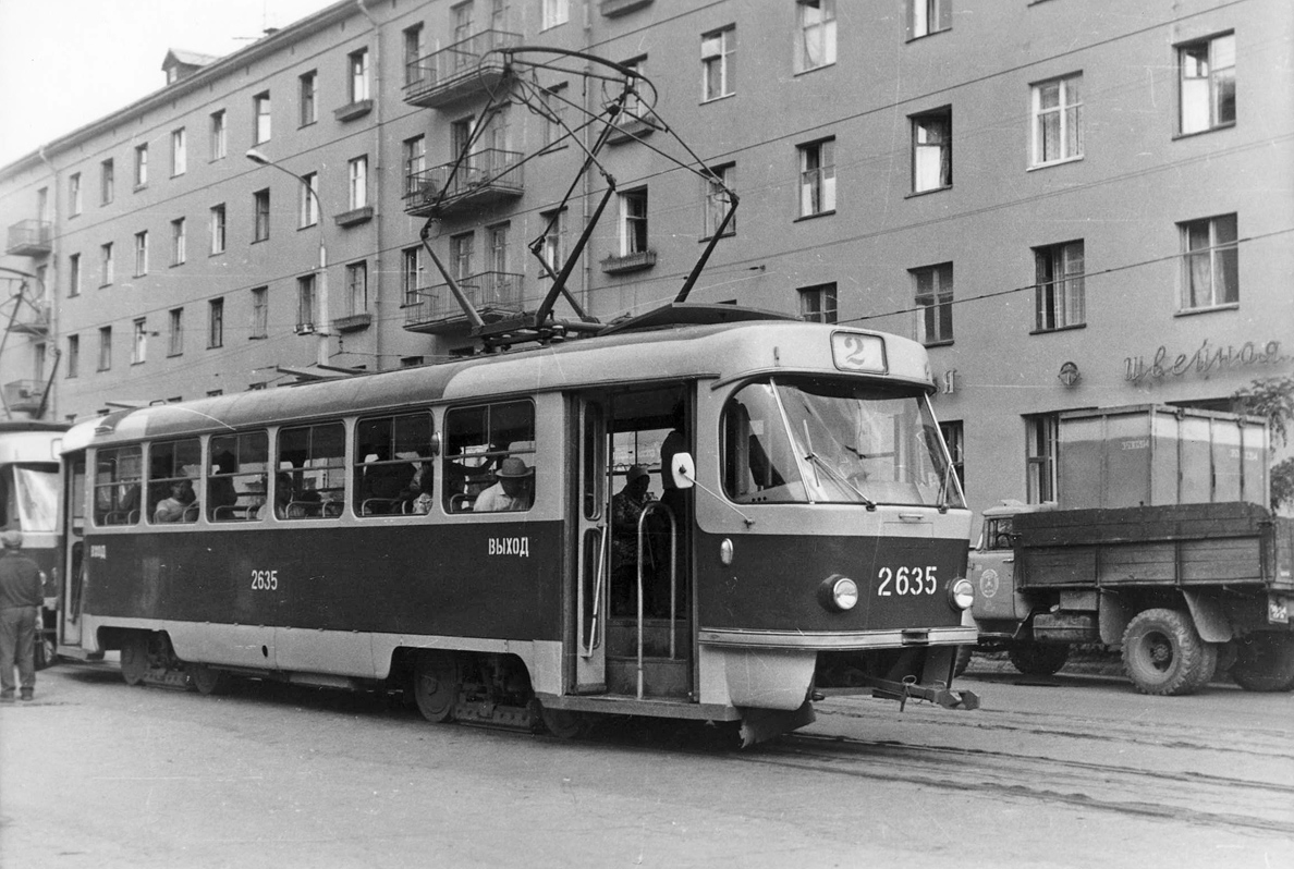 Волгоград, Tatra T3SU (двухдверная) № 2635