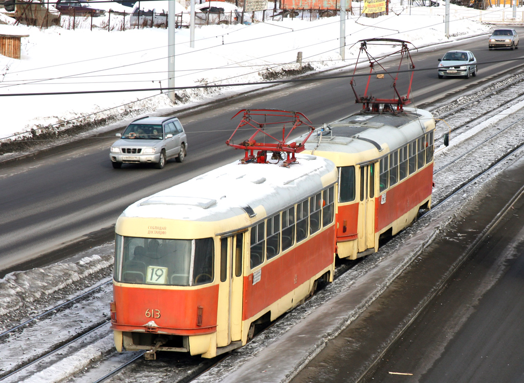 Екатеринбург, Tatra T3SU (двухдверная) № 613