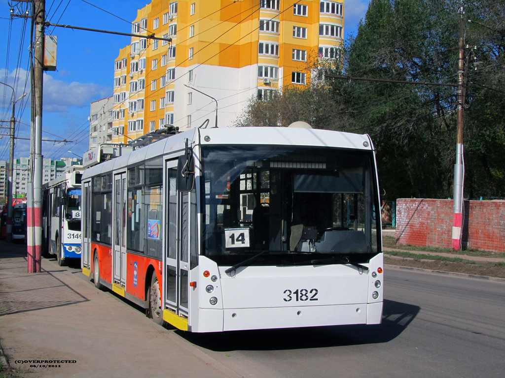 Engels, Trolza-5265.00 “Megapolis” № 3182; Engels — Accidents