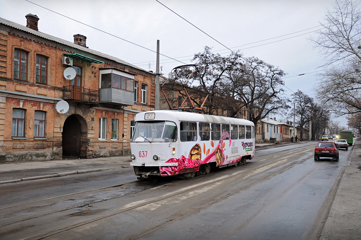 Харьков, Tatra T3SU № 637
