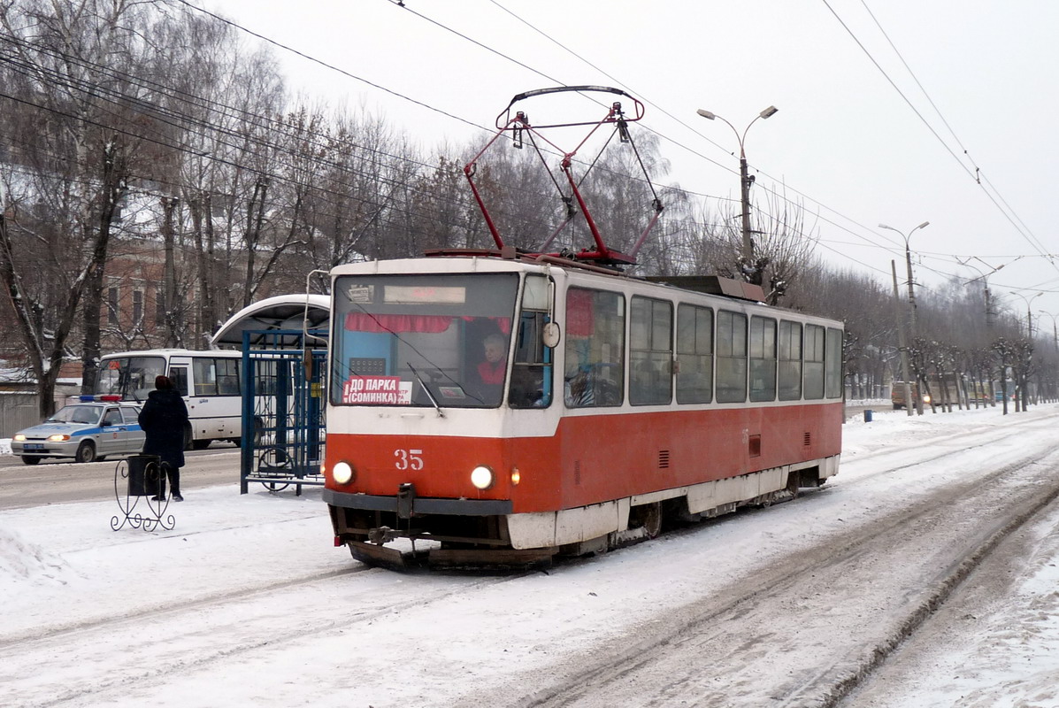 Тверь, Tatra T6B5SU № 35; Тверь — Трамвайные линии: Заволжский район