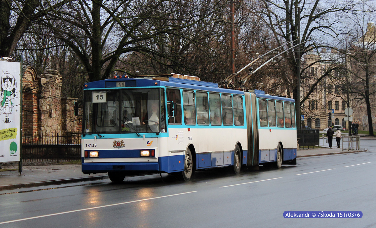 Рига, Škoda 15Tr02/6 № 13135