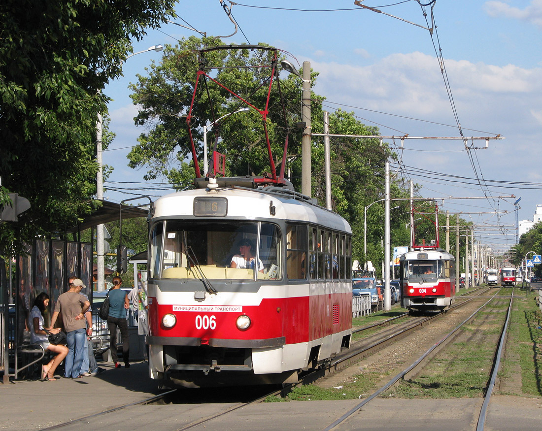 Краснодар, Tatra T3SU КВР ТРЗ № 006; Краснодар, Tatra T3SU КВР ТРЗ № 004