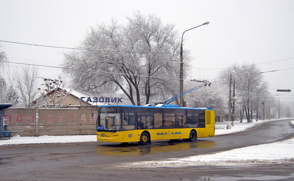 Запорожье, ЛАЗ E183D1 № 007