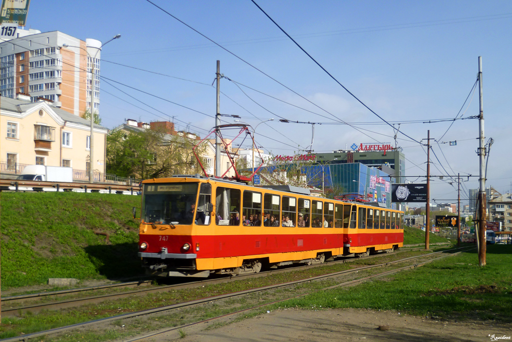 Екатеринбург, Tatra T6B5SU № 747