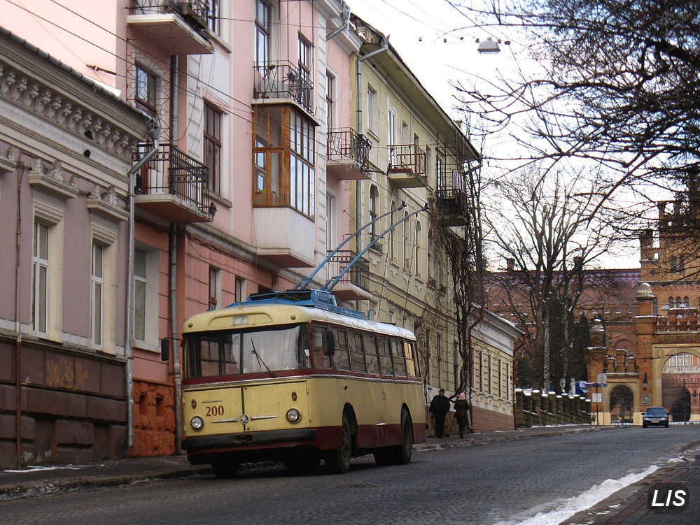 Черновцы, Škoda 9TrH25 № 200