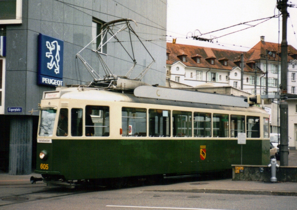 Берн, SWS/MFO/BBC Be 4/4 № 605