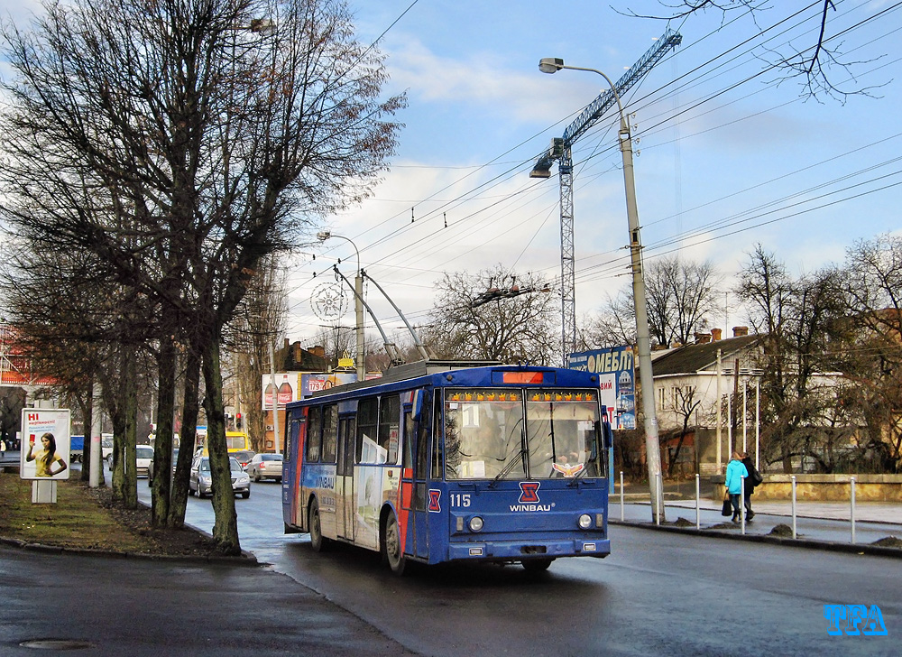 Ровно, Škoda 14Tr89/6 № 115